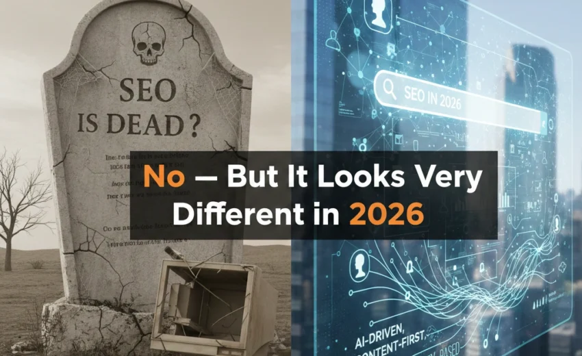 SEO in 2026: SEO Is Dead? No — But It Looks Very Different in 2026